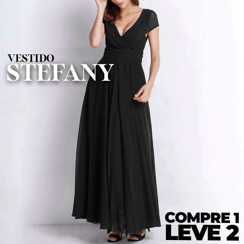 Vestido Stefany em Tecido Chiffon | Compre 1, Leve 2